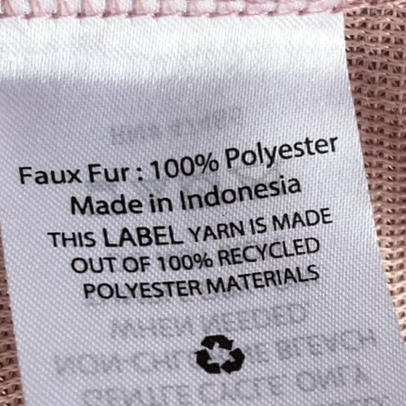 TRIXIE + LULU BLUSH PINK FAUX FUR SWEATER - Picture 8 of 9